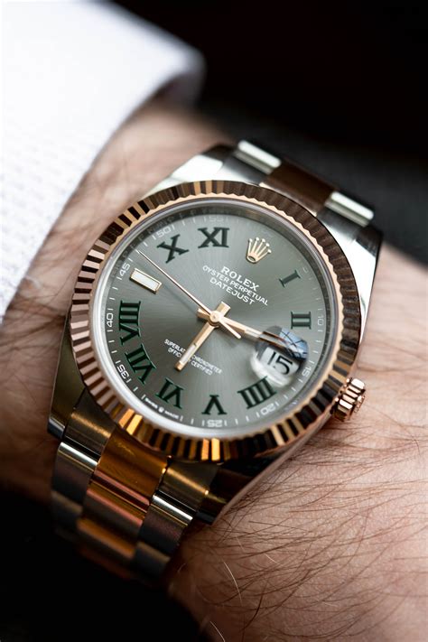 rolex 41mm datejust rose gold